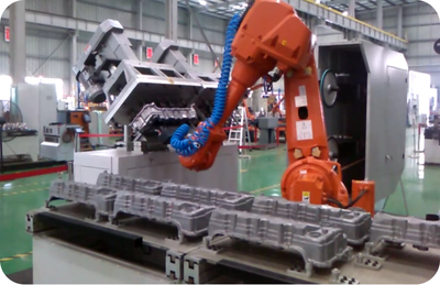 從鑄件去毛刺自動(dòng)化案例,認(rèn)識(shí)工件型打磨機(jī)器人_拋光