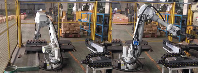 工業機器人機加工自動化生產線